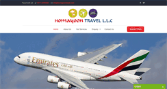 Desktop Screenshot of homayoontravel.com
